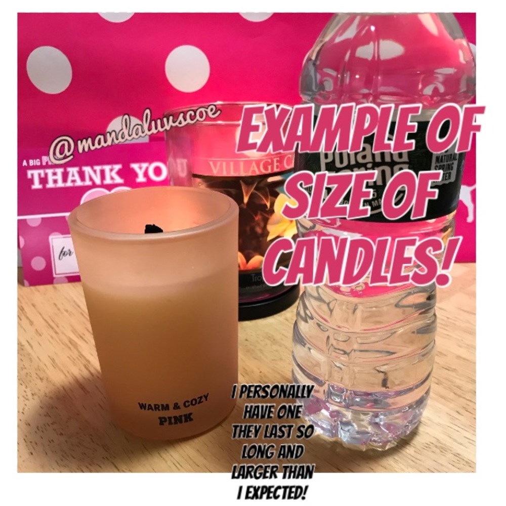 ๐VS PINK CACTUS + GUAVA SCENTED CANDLE - Picture 6 of 6
